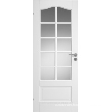 Contemporary Elegant French Style White Interior Wooden Door